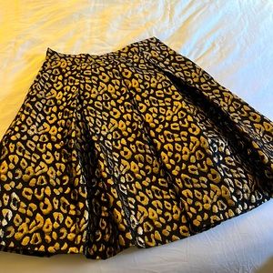 Eliza J Leopard Print Skirt - like new. Worn 1-2x